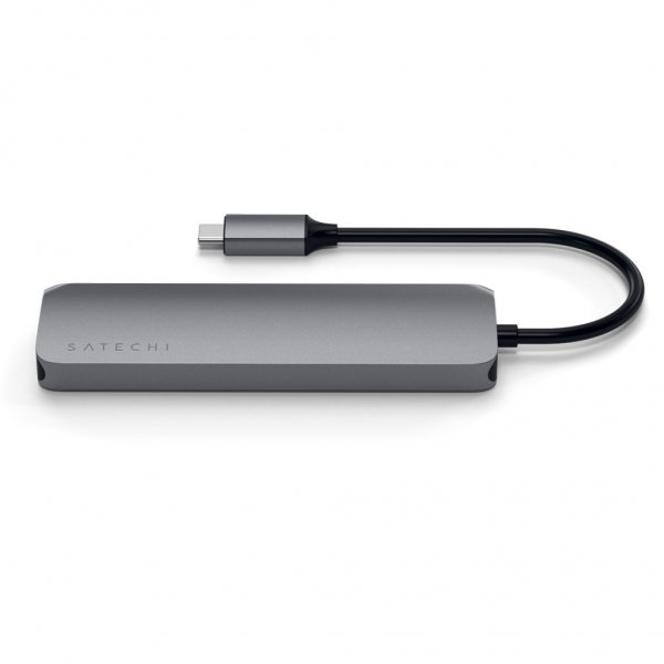 Satechi USB-C Multiport Pro avaruusharmaa