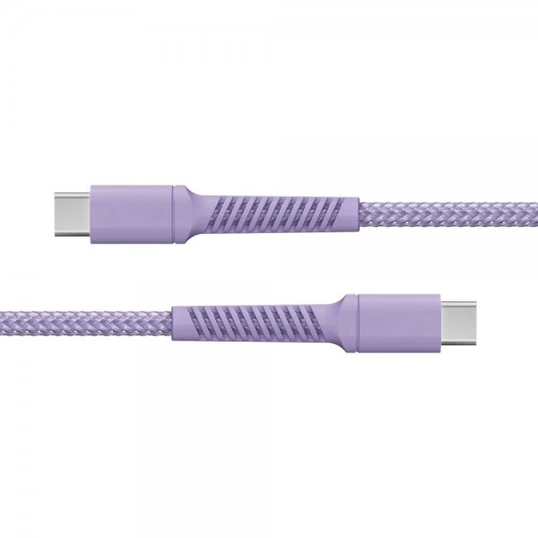 X2O USB-C–USB-C-kaapeli Longlife 100W 2m Violetti