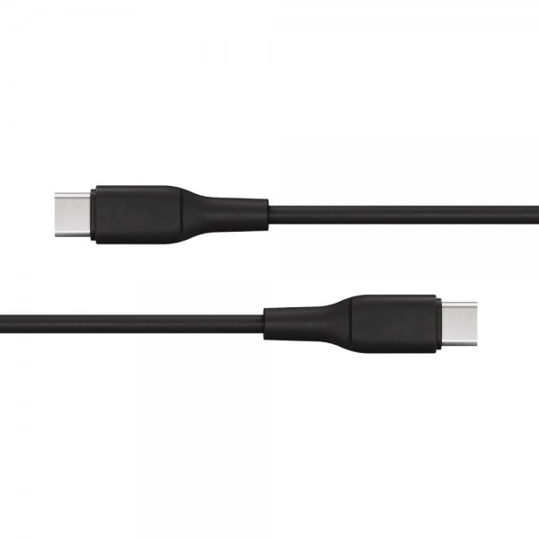 X2O USB-C–USB-C-kaapeli Superflex 60W 1,5m Musta