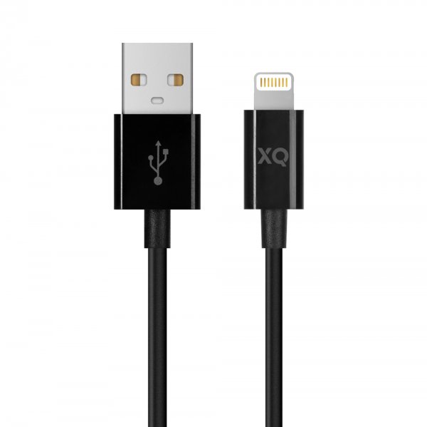 Xqisit USB–Lightning-kaapeli 1,5 m musta