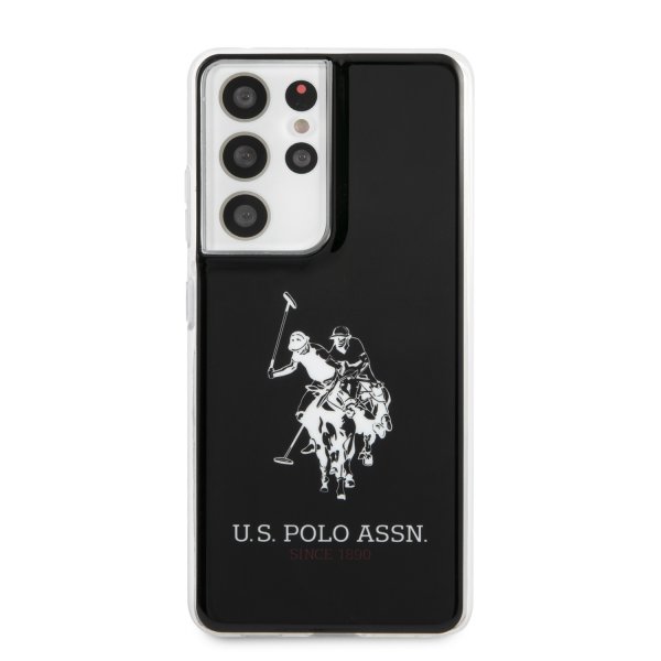 U.S. Polo Samsung Galaxy S21 Ultra -suojakuori logolla, musta