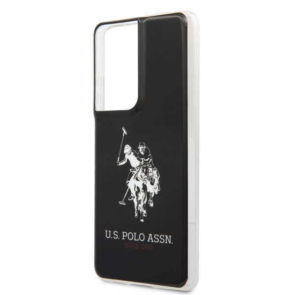 U.S. Polo Samsung Galaxy S21 Ultra -suojakuori logolla, musta