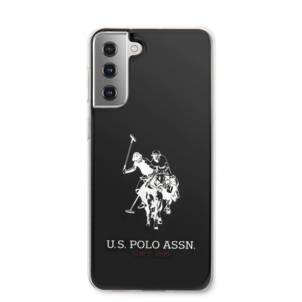 U.S. Polo Samsung Galaxy S21 Plus -kuori logolla, musta