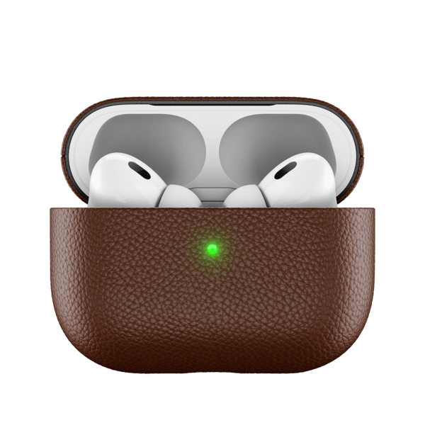 KeyBudz AirPods Pro 2 -kuori, Artisan Series, ruskea