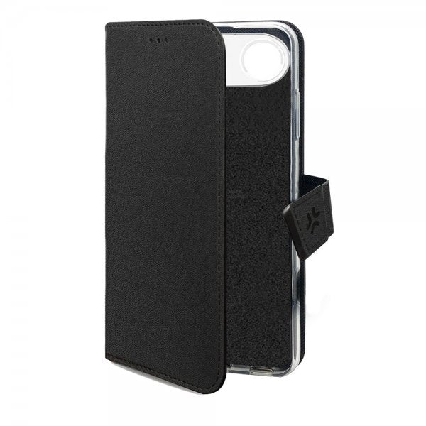Celly iPhone Air -lompakkokotelo Wally Wallet Case, musta