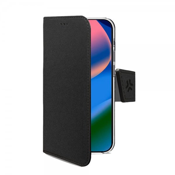 Celly Google Pixel 10/Pixel 10 Pro Fodral Wally Wallet Case Musta