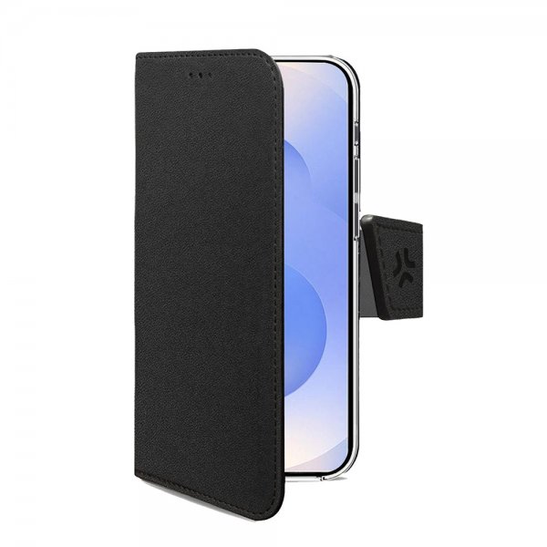 Celly Samsung Galaxy S25 FE -suojakotelo Wally Wallet Case, musta