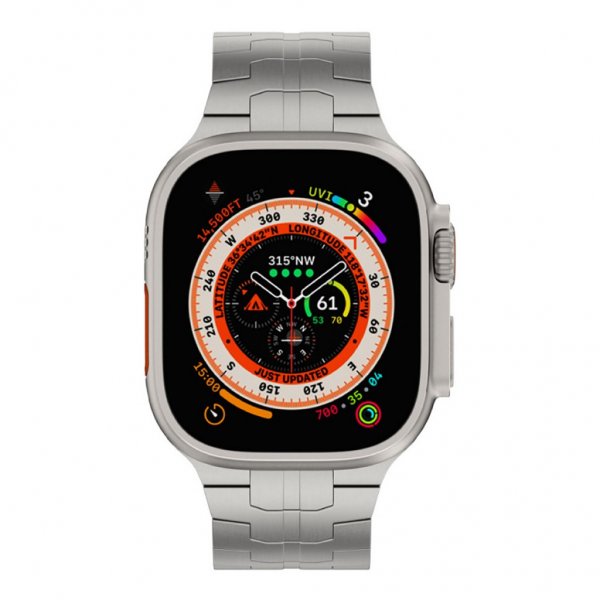 Just Mobile Apple Watch Ultra 49 mm ranneke titaani