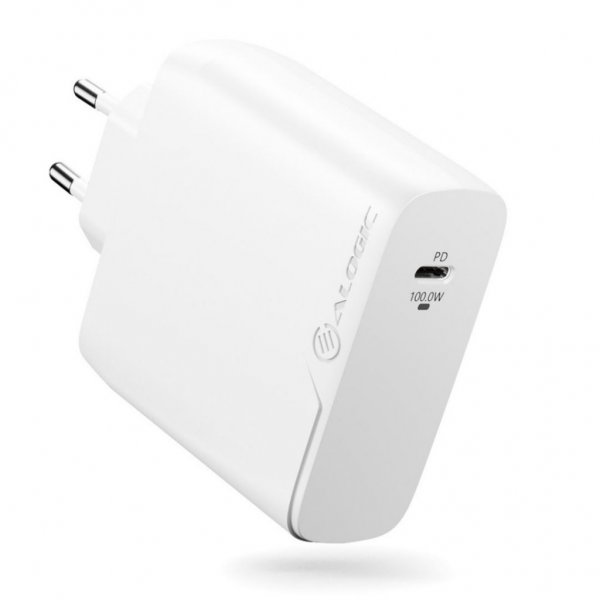 ALOGIC Rapid Power 100W GaN -laturi sis. 2 m USB-C-latauskaapelin