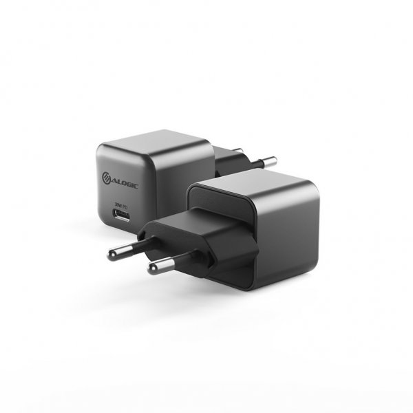 ALOGIC Laturi 30W Rapid Power USB-C MINI GaN Laturi Space Grey