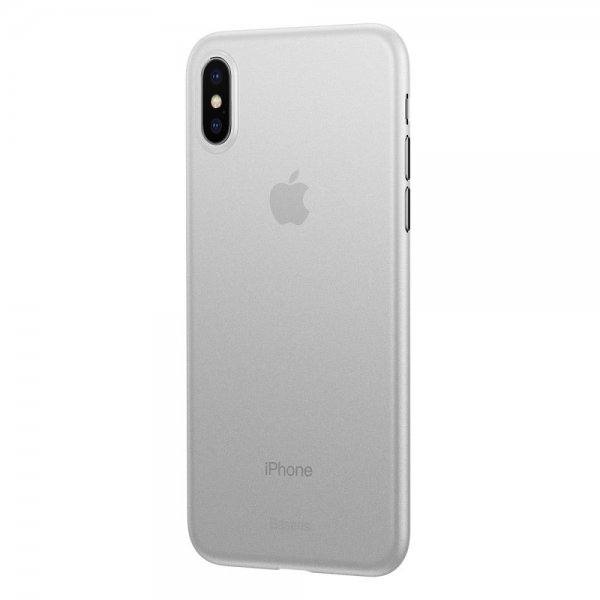 Baseus iPhone Xs Max -suojakuori, Wing Case, valkoinen