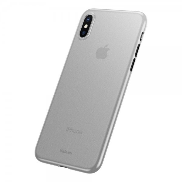 Baseus iPhone Xs Max -suojakuori, Wing Case, valkoinen