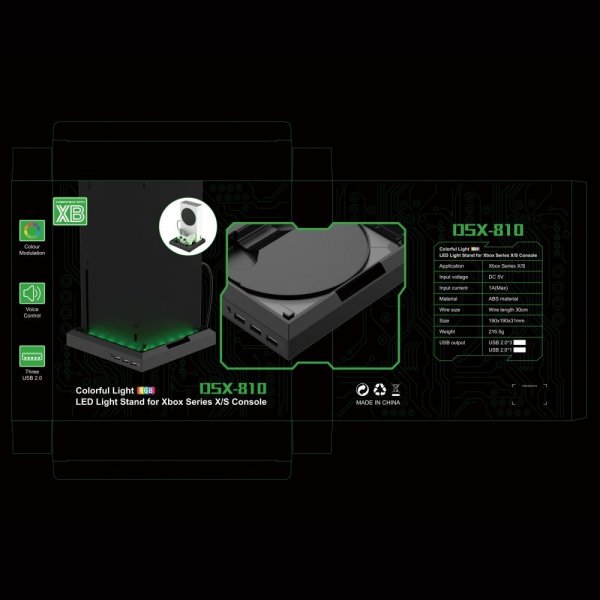 Xbox Series S/X-teline LED DSX-810 RGB