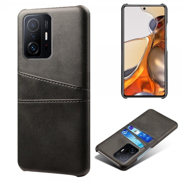Xiaomi 11T/11T Pro Kotelo kahdella korttipaikalla Musta