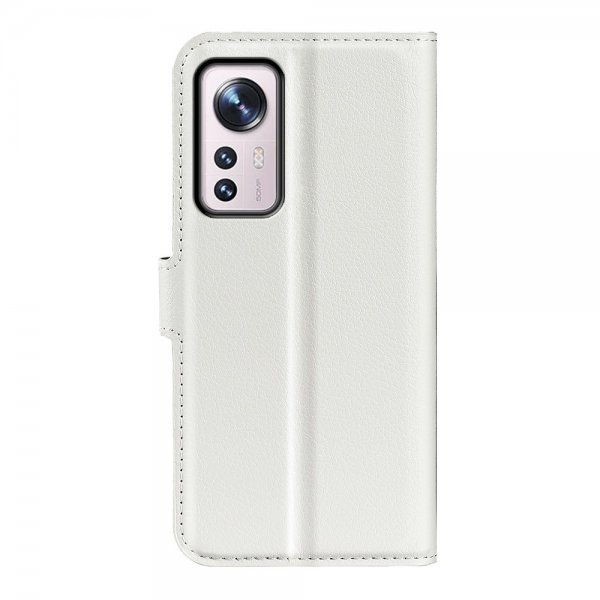 Xiaomi 12/12X Kotelo Litsi Valkoinen
