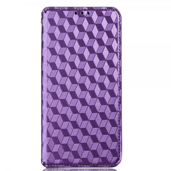 Xiaomi 12/12X Kotelo Ruutukuvio Violetti