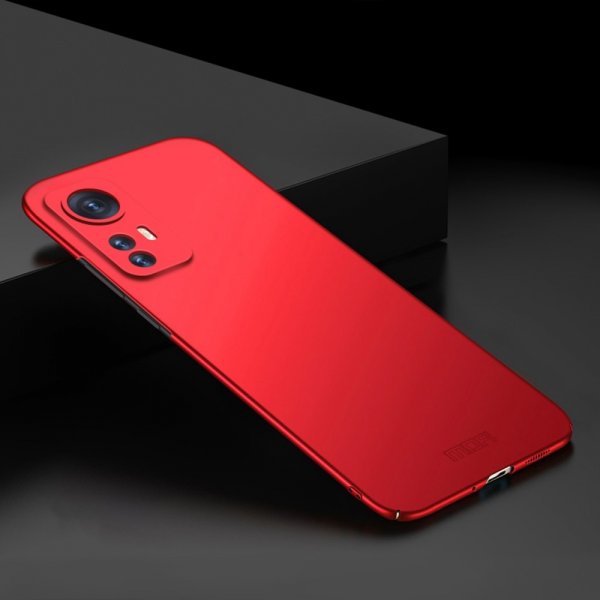 Mofi Xiaomi 12/12X Shield Slim -suojakuori, punainen