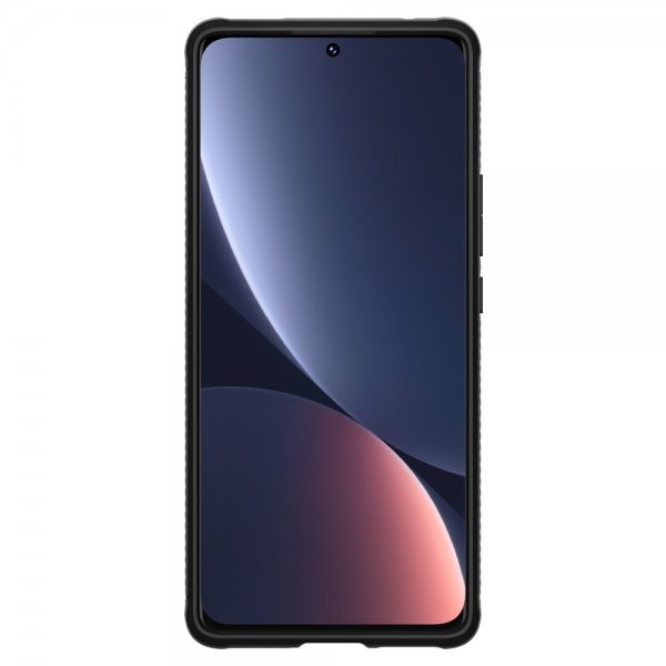 Spigen Xiaomi 12 Pro Suojakuori Rugged Armor Mattamusta