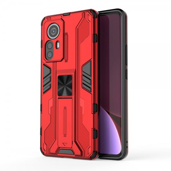 Xiaomi 12 Pro Kuoret Jalustatoiminnolla Punainen
