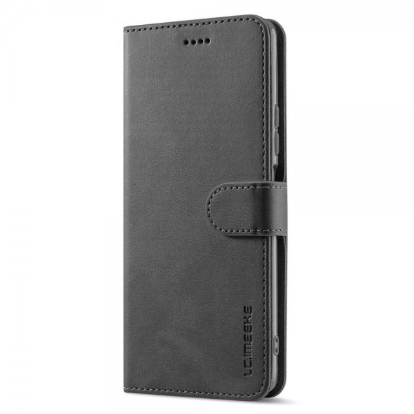 Lc.Imeeke Xiaomi 12T/12T Pro Kotelo korttipaikalla, jalustatoiminnolla, musta