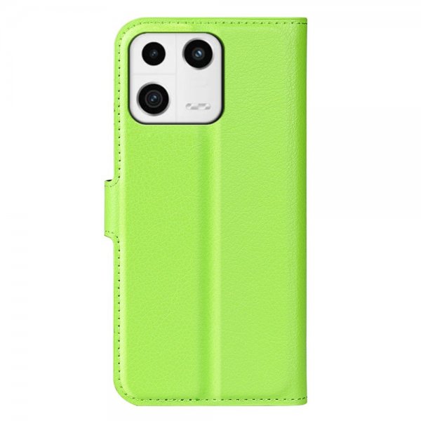 Xiaomi 13 Suojakuori Litchi Vihreä