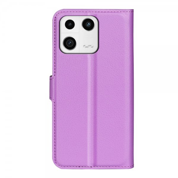 Xiaomi 13 Litsi Nahka Suojakotelo Liila
