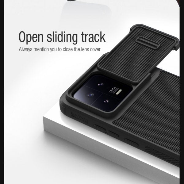 Nillkin Xiaomi 13 Kuori, teksturoitu, musta