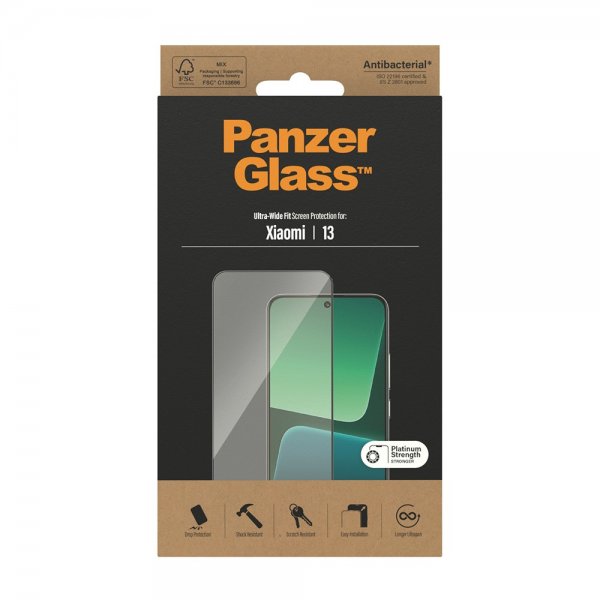PanzerGlass Xiaomi 13 Näytönsuoja Ultra-Wide Fit