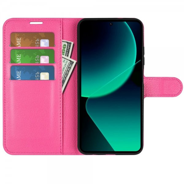 Xiaomi 13T/13T Pro Kotelo Litsi Magenta