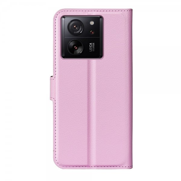 Xiaomi 13T/13T Pro Litsi-kuvioinen vaaleanpunainen kotelo