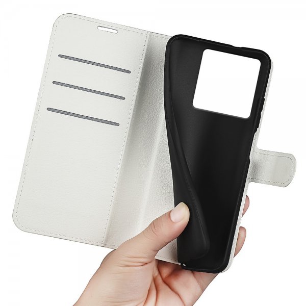 Xiaomi 13T/13T Pro Kotelo Litsi Valkoinen