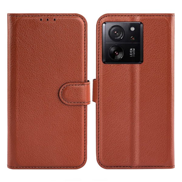 Xiaomi 13T/13T Pro Kotelo Jalustalla Ruskea