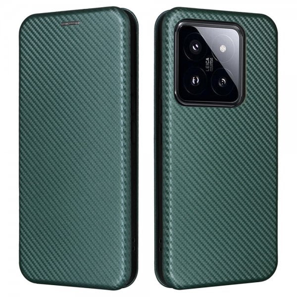 Xiaomi 14-kuori hiilikuitutekstuurilla, vihreä