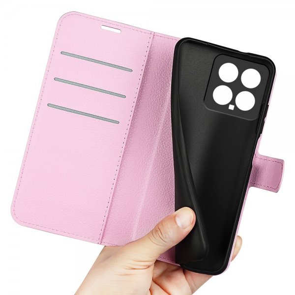 Xiaomi 14 Litchi-kuori pinkki