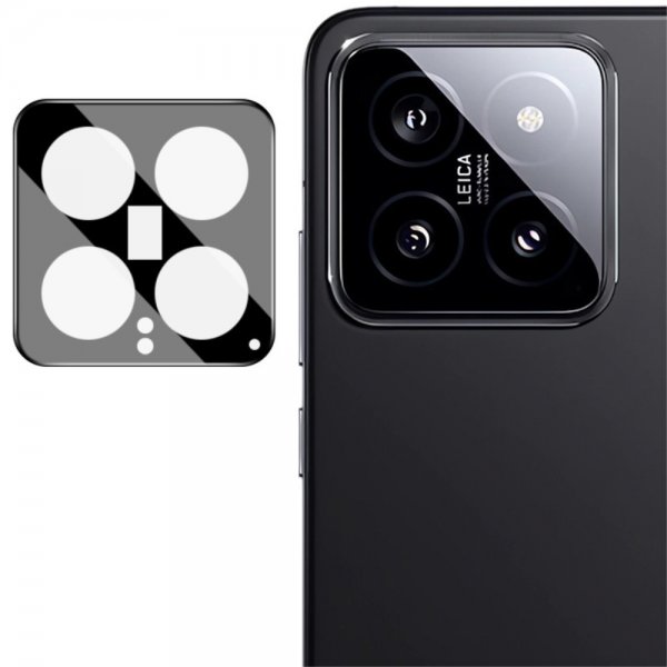 Imak Xiaomi 14 Kameran suojalasi karkaistua lasia Musta