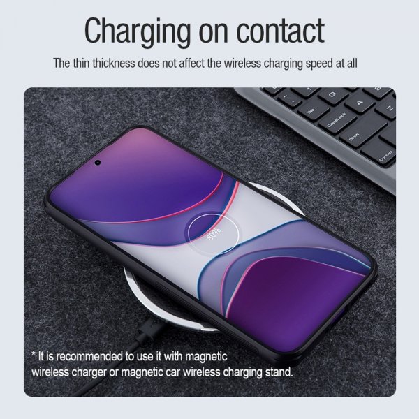 Nillkin Xiaomi 14 -suojakuori Super Frosted Shield Pro MagSafe, musta