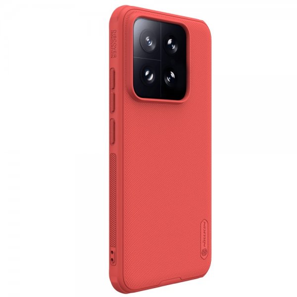 Nillkin Xiaomi 14 Kuori Super Frosted Shield Punainen