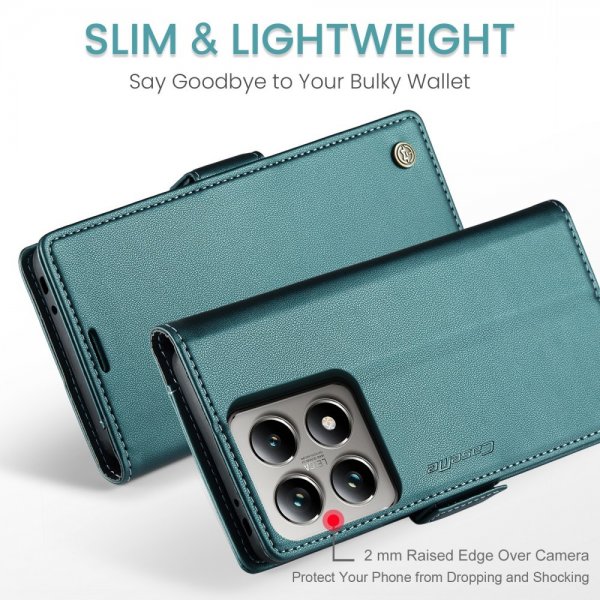CaseMe Xiaomi 14T Fodral 023-sarja Vihreä