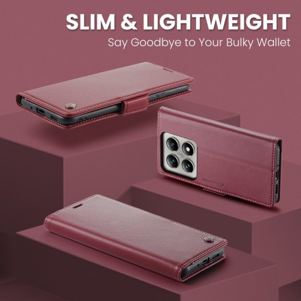 CaseMe Xiaomi 14T Kotelo 023-sarjan Punainen