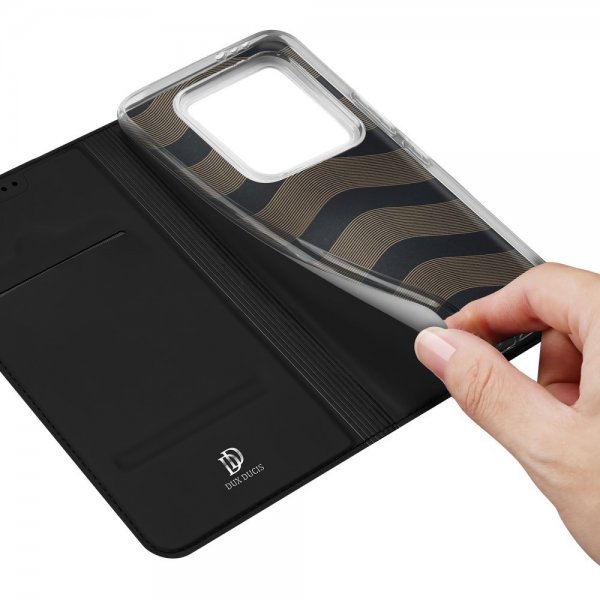 Dux Ducis Xiaomi 14T Kotelo Skin Pro -sarja Musta