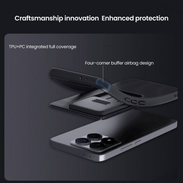 Nillkin Xiaomi 14T Kuori CamShield Pro Musta