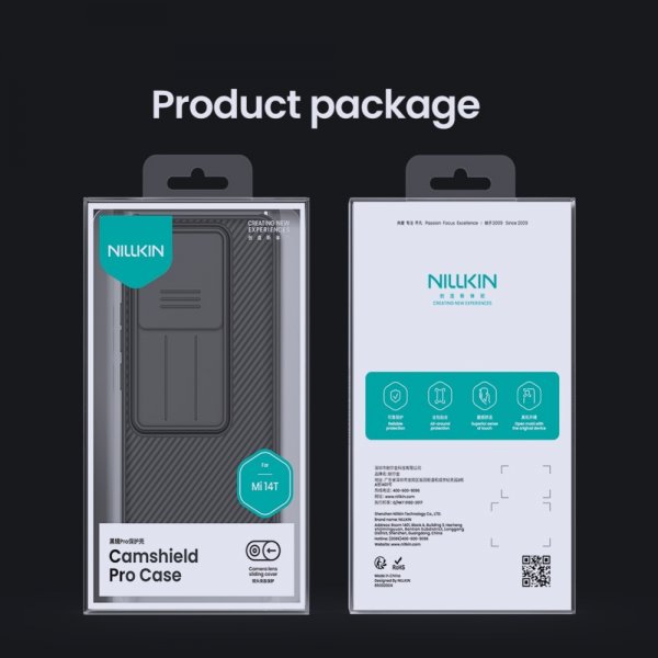 Nillkin Xiaomi 14T Kuori CamShield Pro Vihreä