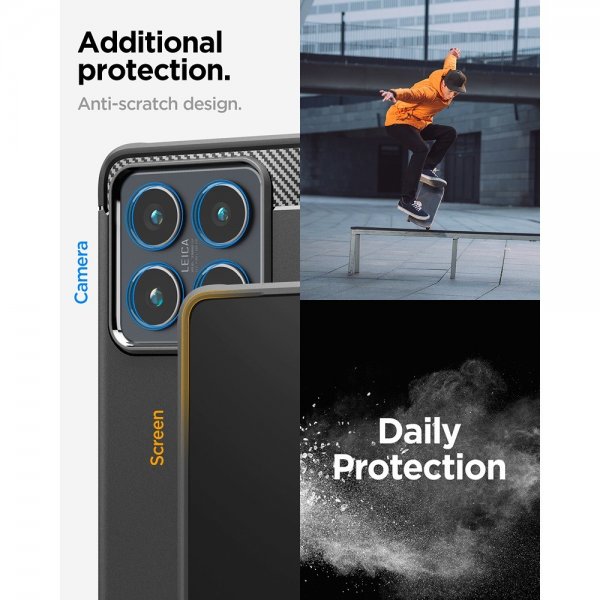 Spigen Xiaomi 14T Kuori Rugged Armor Matte Black