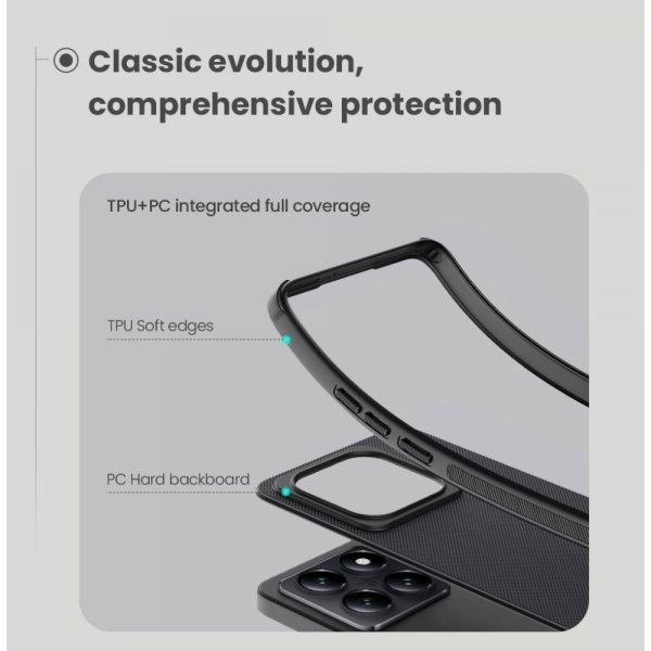 Nillkin Xiaomi 14T Kuori Super Frosted Shield Pro MagSafe Musta
