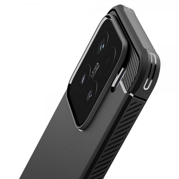 Spigen Xiaomi 15 Kuori Rugged Armor Mattamusta