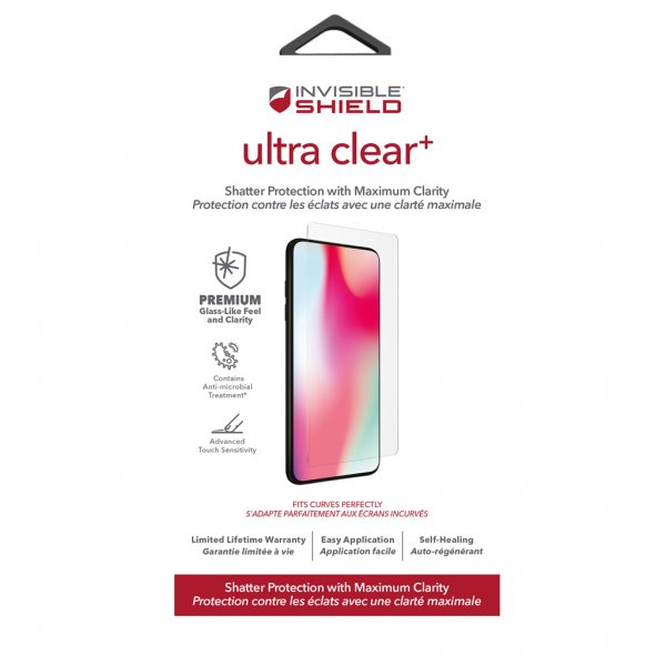 ZAGG InvisibleShield Xiaomi Mi 10/Mi 10 Pro -näytönsuoja Ultra Clear