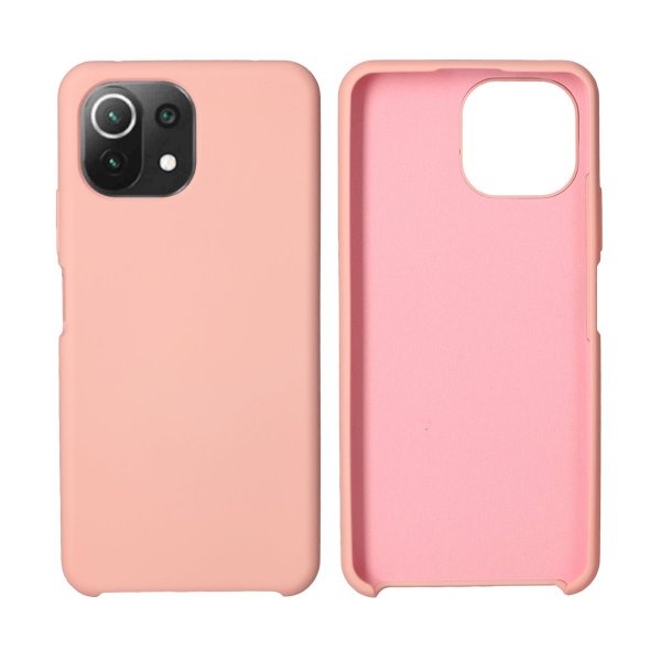 Xiaomi Mi 11 Lite Silikonikuori Vaaleanpunainen