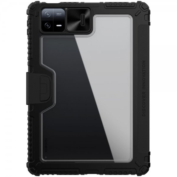 Nillkin Xiaomi Pad 6 Bumper Leather Case Pro, musta