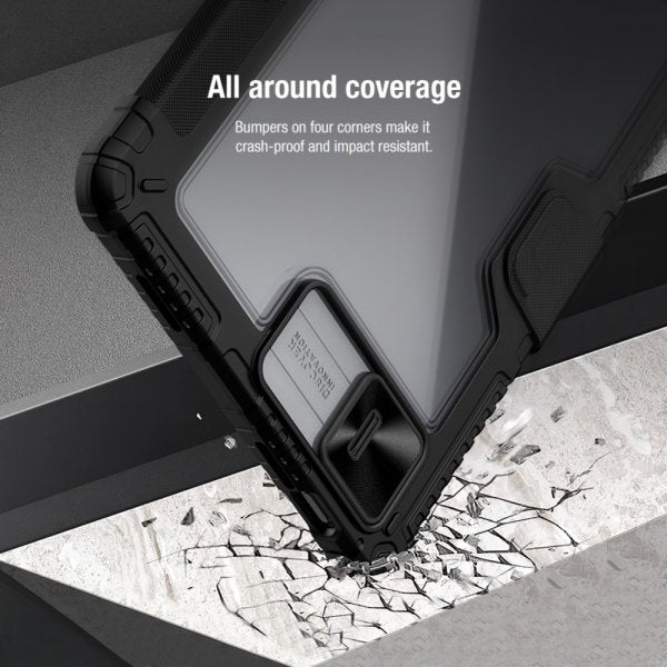 Nillkin Xiaomi Pad 6 Bumper Leather Case Pro, musta