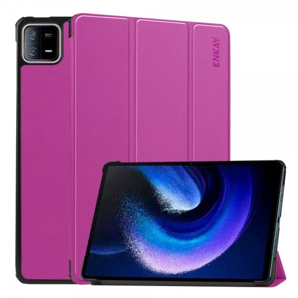 Enkay Xiaomi Pad 6 Kolmiosainen Kansi Violetti